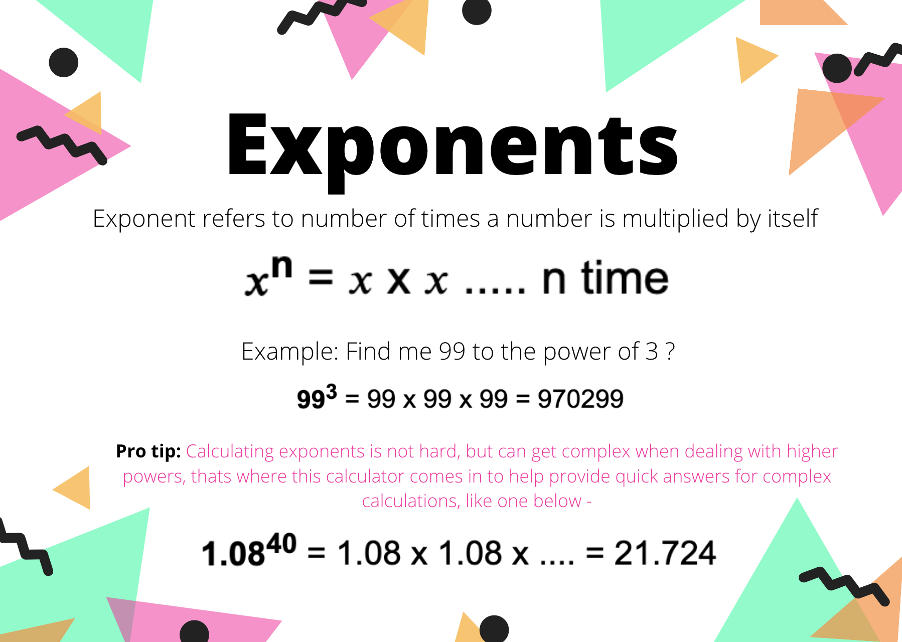 exponents-calculator